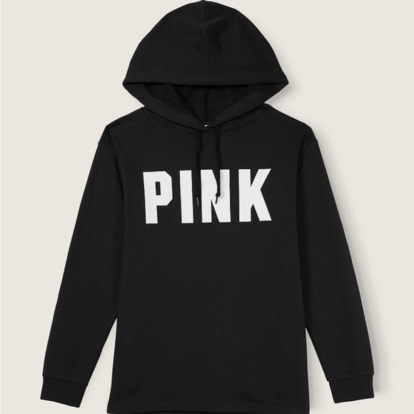 PINK FLEECE CAMPUS HOODIE 🆕 - Picture 2 of 5